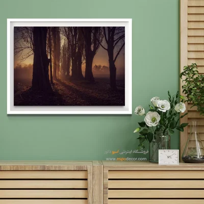 خرید تابلو هنری هدیه تولد - سایه بیانتها – تابلو مدرن - اسپو دکور