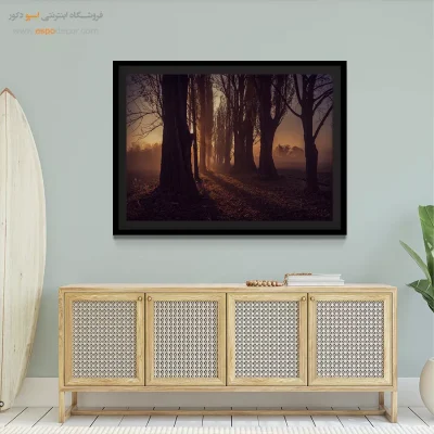 خرید تابلو هنری هدیه تولد - سایه بیانتها – تابلو مدرن - اسپو دکور