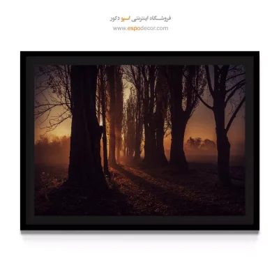 خرید تابلو هنری هدیه تولد - سایه بیانتها – تابلو مدرن - اسپو دکور