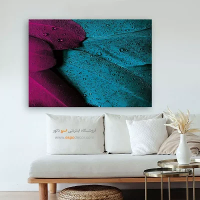 تابلو هنری هدیه روز عشق - مه جاری – تابلو مدرن - اسپو دکور