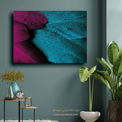 تابلو هنری هدیه روز عشق - مه جاری – تابلو مدرن - اسپو دکور