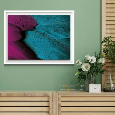 تابلو هنری هدیه روز عشق - مه جاری – تابلو مدرن - اسپو دکور