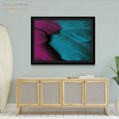 تابلو هنری هدیه روز عشق - مه جاری – تابلو مدرن - اسپو دکور