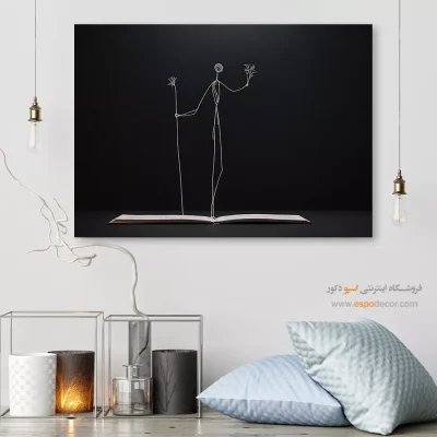 تابلو هنری - موج بیانتها – تابلو مدرن - اسپو دکور