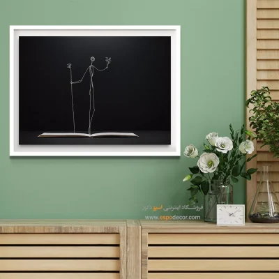 تابلو هنری - موج بیانتها – تابلو مدرن - اسپو دکور