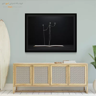 تابلو هنری - موج بیانتها – تابلو مدرن - اسپو دکور