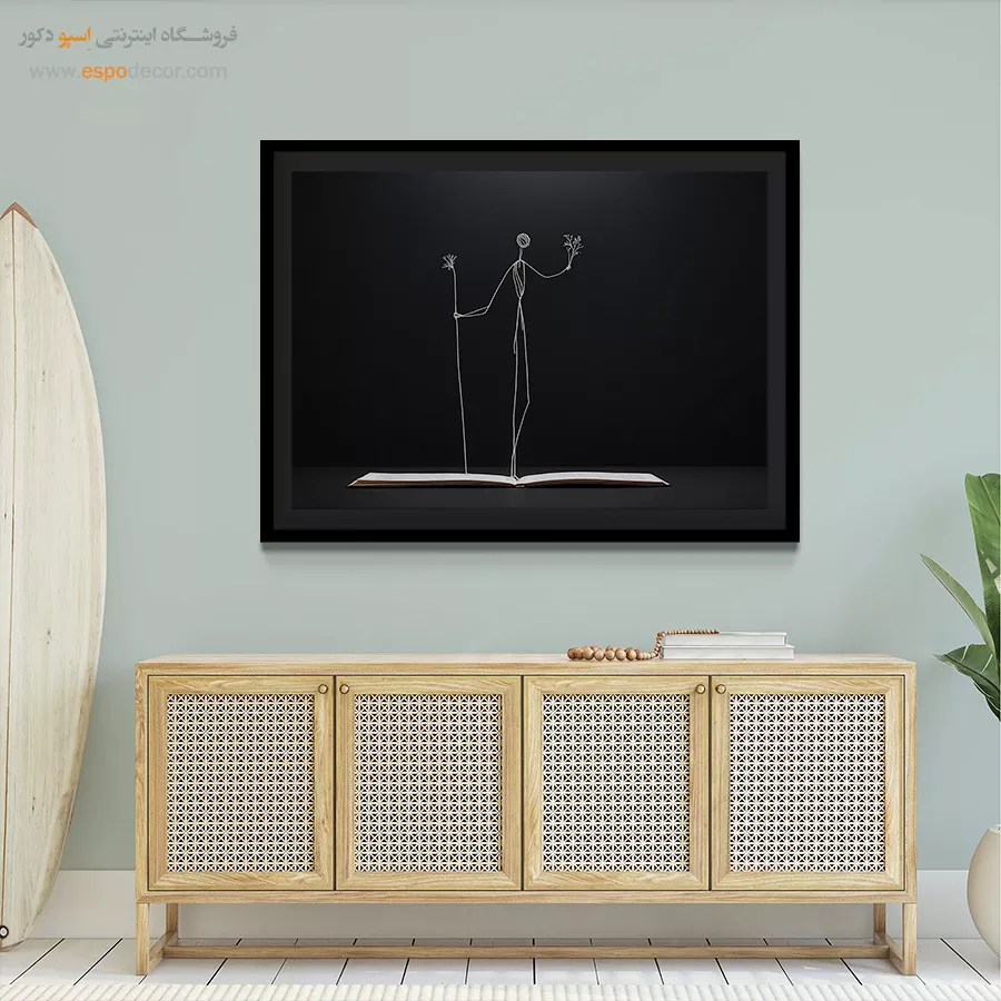 تابلو هنری - موج بیانتها – تابلو مدرن - اسپو دکور