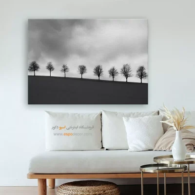 تابلو دکوراتیو شهری - طلوع شفاف – تابلو مدرن - اسپو دکور