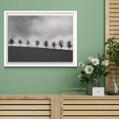 تابلو دکوراتیو شهری - طلوع شفاف – تابلو مدرن - اسپو دکور