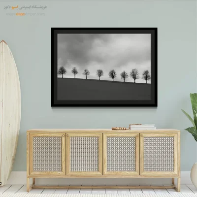 تابلو دکوراتیو شهری - طلوع شفاف – تابلو مدرن - اسپو دکور