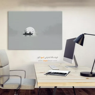 تابلو مینیمال آرامش‌بخش - سپیده گمشده – تابلو مدرن - اسپو دکور