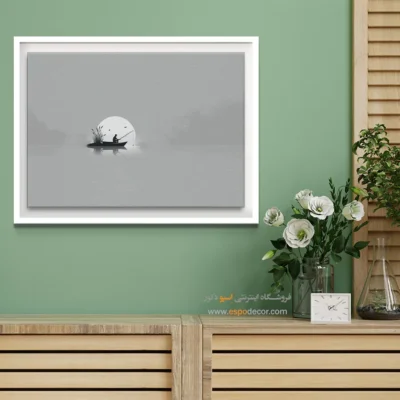 تابلو مینیمال آرامش‌بخش - سپیده گمشده – تابلو مدرن - اسپو دکور