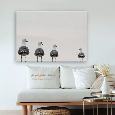 تابلو مدرن برای چیدمان خانه - نور مه‌آلود – تابلو مدرن - اسپو دکور