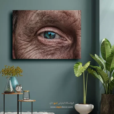 تابلو مینیمال برای اتاق - رنگ بیزمان – تابلو مدرن - اسپو دکور