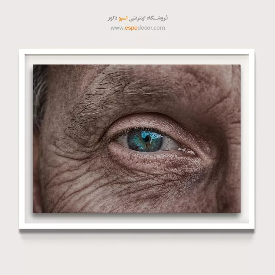 تابلو مینیمال برای اتاق - رنگ بیزمان – تابلو مدرن - اسپو دکور