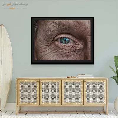 تابلو مینیمال برای اتاق - رنگ بیزمان – تابلو مدرن - اسپو دکور