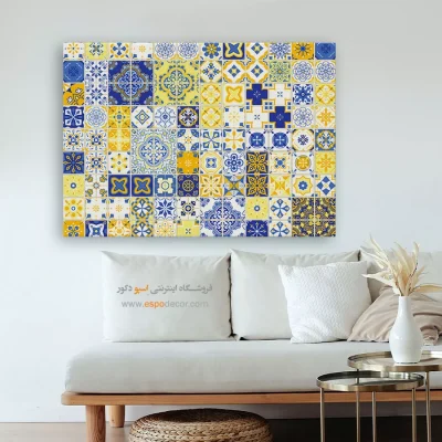 تابلو هنری احساسی - دریا سپید – تابلو مدرن - اسپو دکور