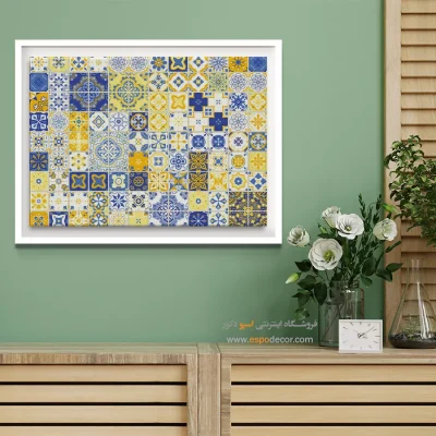 تابلو هنری احساسی - دریا سپید – تابلو مدرن - اسپو دکور