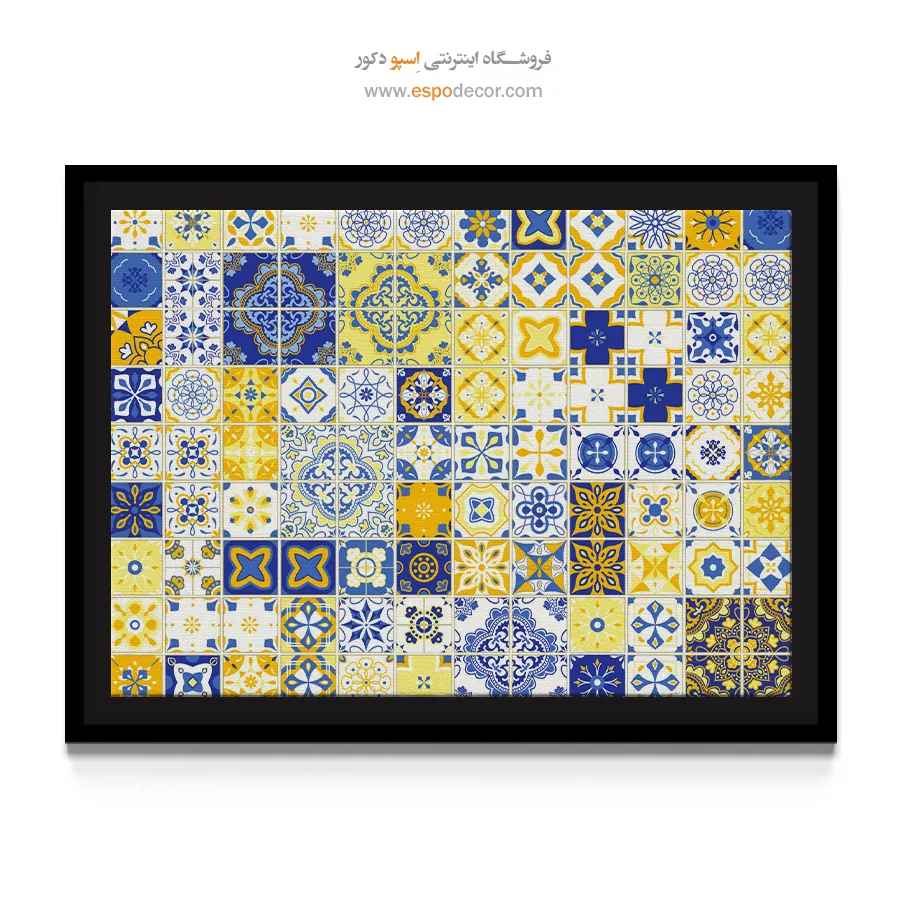 تابلو هنری احساسی - دریا سپید – تابلو مدرن - اسپو دکور