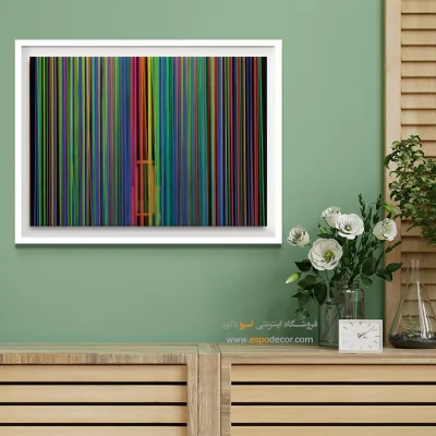 تابلو انتزاعی - نفس بیصدا – تابلو مدرن - اسپو دکور