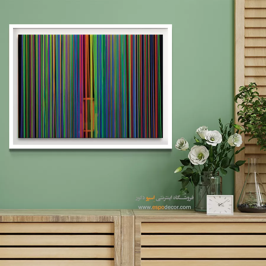 تابلو انتزاعی - نفس بیصدا – تابلو مدرن - اسپو دکور