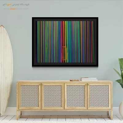 تابلو انتزاعی - نفس بیصدا – تابلو مدرن - اسپو دکور