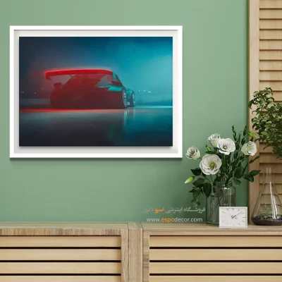 تابلو مینیمال مدرن - پژواک شفاف – تابلو مدرن - اسپو دکور