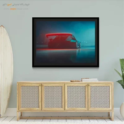 تابلو مینیمال مدرن - پژواک شفاف – تابلو مدرن - اسپو دکور