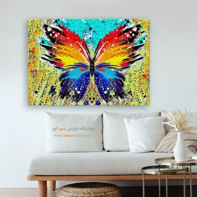 تابلو هنری الهامبخش - خاطره مهآلود – تابلو مدرن - اسپو دکور