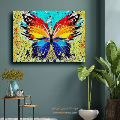 تابلو هنری الهامبخش - خاطره مهآلود – تابلو مدرن - اسپو دکور