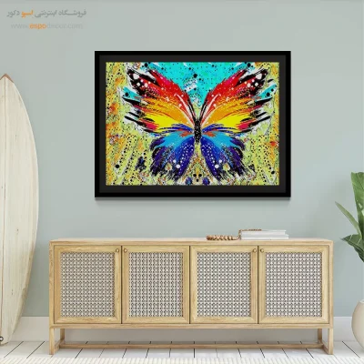 تابلو هنری الهامبخش - خاطره مهآلود – تابلو مدرن - اسپو دکور