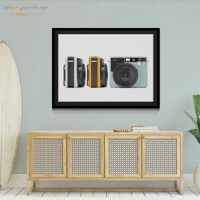 تابلو دکوراتیو - طلوع گرم – تابلو مدرن - اسپو دکور