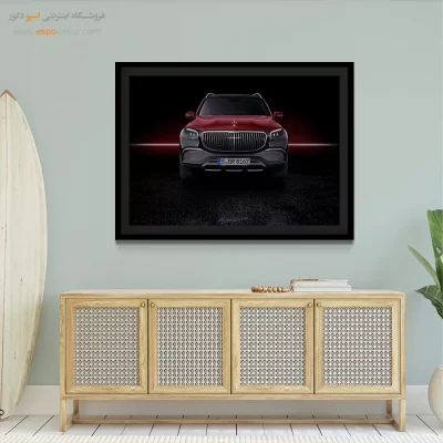 تابلو چاپی رمانتیک - موج تنها – تابلو مدرن - اسپو دکور