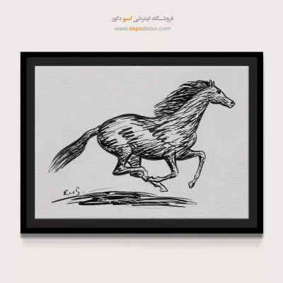 تابلو مینیمال دفتر کار - رنگ دلتنگ – تابلو مدرن - اسپو دکور