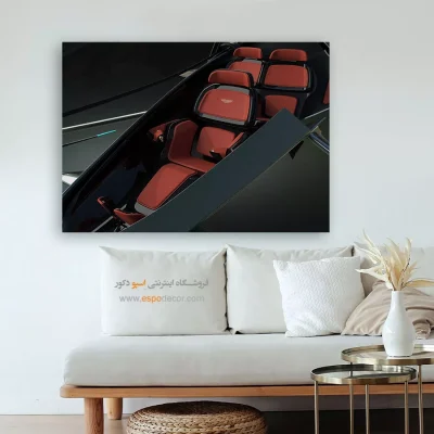 تابلو مینیمال چیدمان خانه - راز شفاف – تابلو مدرن - اسپو دکور