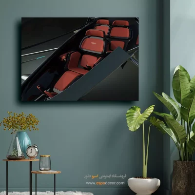 تابلو مینیمال چیدمان خانه - راز شفاف – تابلو مدرن - اسپو دکور