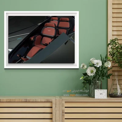 تابلو مینیمال چیدمان خانه - راز شفاف – تابلو مدرن - اسپو دکور