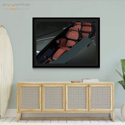 تابلو مینیمال چیدمان خانه - راز شفاف – تابلو مدرن - اسپو دکور