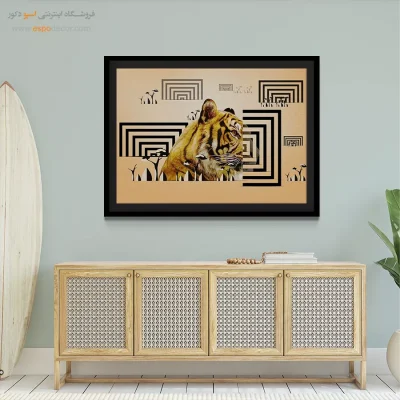 تابلو اتاق خواب - رنگ شکفته – تابلو مدرن - اسپو دکور