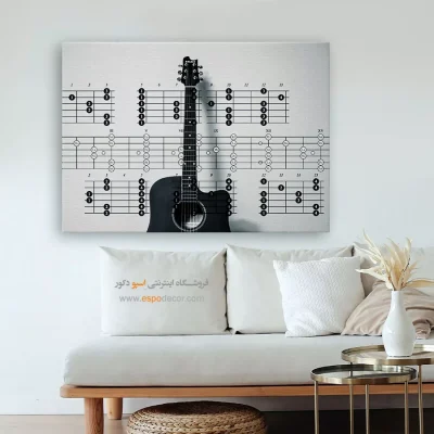 تابلو مدرن هتل - بهار سپید – تابلو مدرن - اسپو دکور