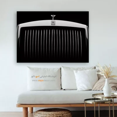 تابلو هنری دکور مدرن - مه منتظر – تابلو مدرن - اسپو دکور