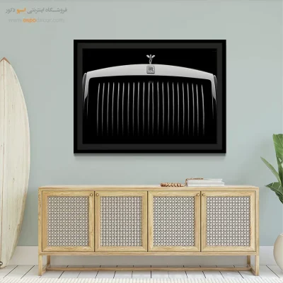 تابلو هنری دکور مدرن - مه منتظر – تابلو مدرن - اسپو دکور