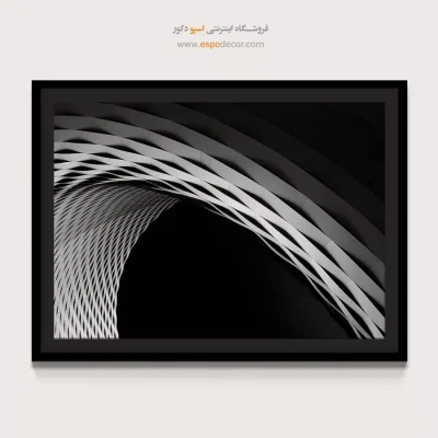 تابلو دکوراتیو معنوی - آبی مه‌آلود – تابلو مدرن - اسپو دکور