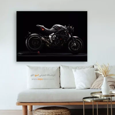 تابلو چاپی خطی - رنگ منتظر – تابلو مدرن - اسپو دکور