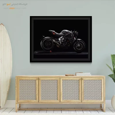 تابلو چاپی خطی - رنگ منتظر – تابلو مدرن - اسپو دکور