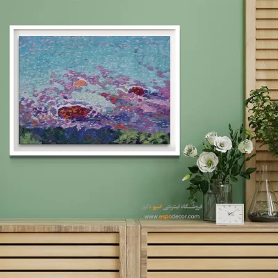 تابلو نقاشی هدیه سالگرد - صدا آرام – تابلو مدرن - اسپو دکور