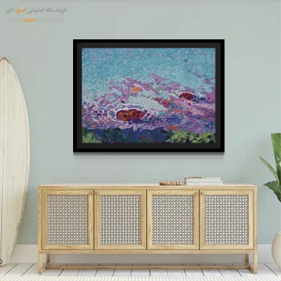 تابلو نقاشی هدیه سالگرد - صدا آرام – تابلو مدرن - اسپو دکور