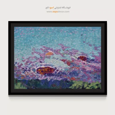 تابلو نقاشی هدیه سالگرد - صدا آرام – تابلو مدرن - اسپو دکور