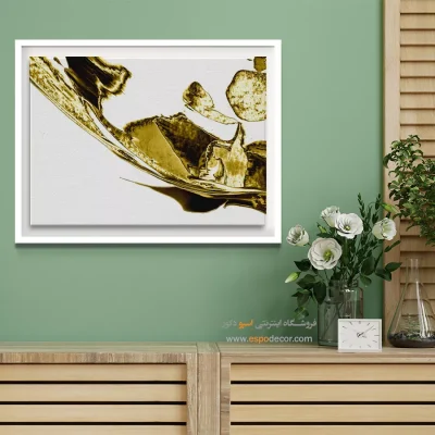 تابلو نقاشی سالن پذیرایی - غروب خاموش – تابلو مدرن - اسپو دکور