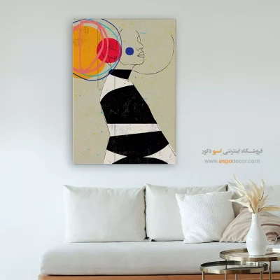 تابلو مدرن کافیشاپ - نقش سرد – تابلو مدرن - اسپو دکور